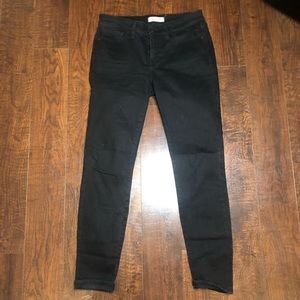 Madewell High Rise black jeans size 29